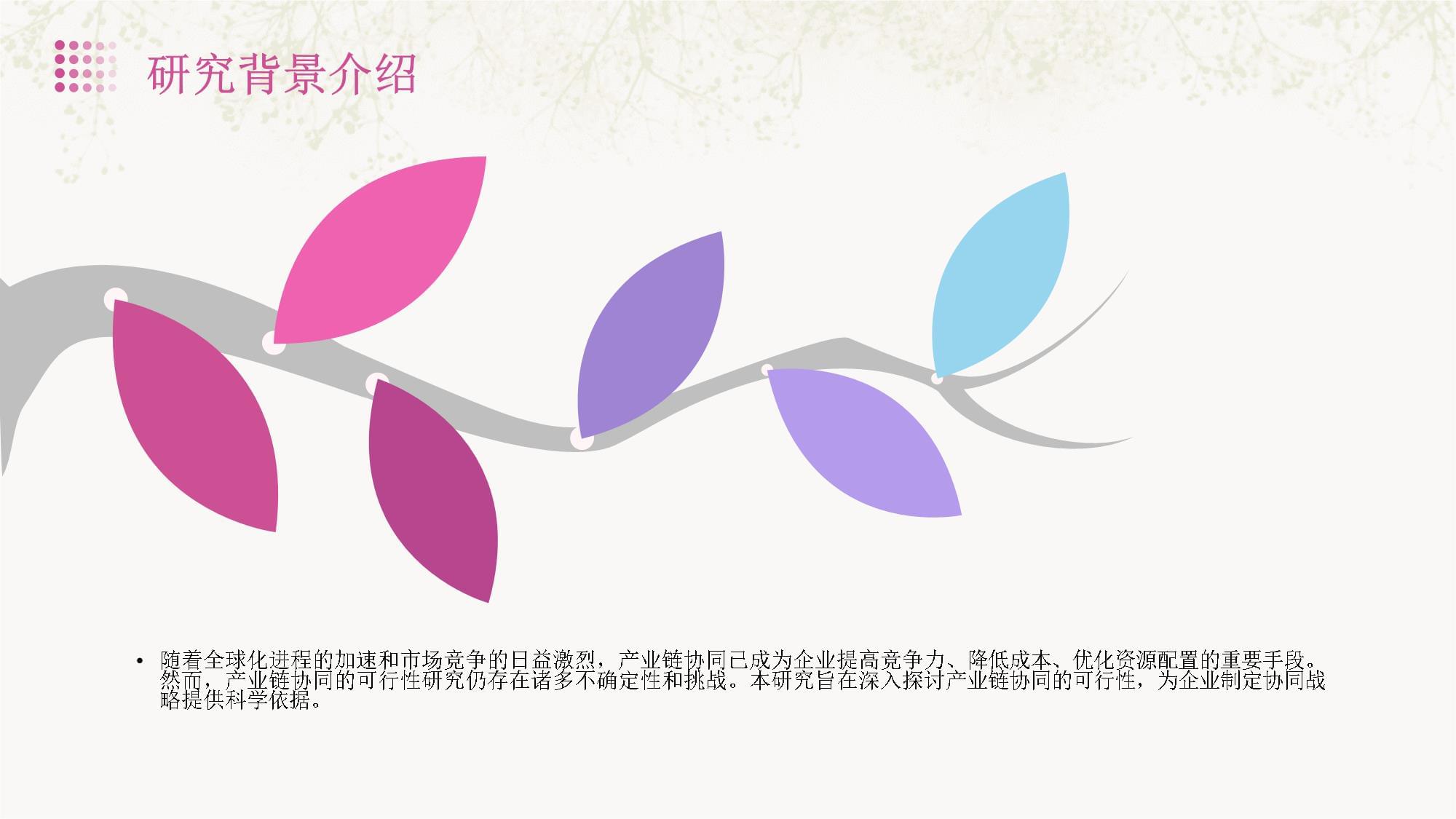 产业链协同可行性研究报告